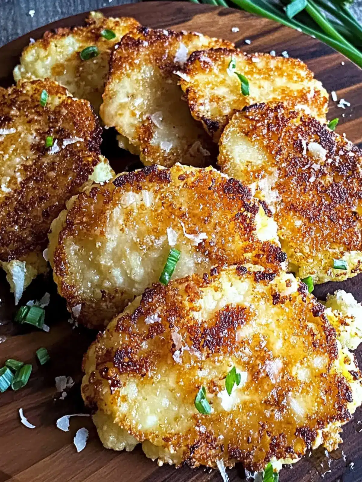 Crispy Parmesan Cauliflower Steaks