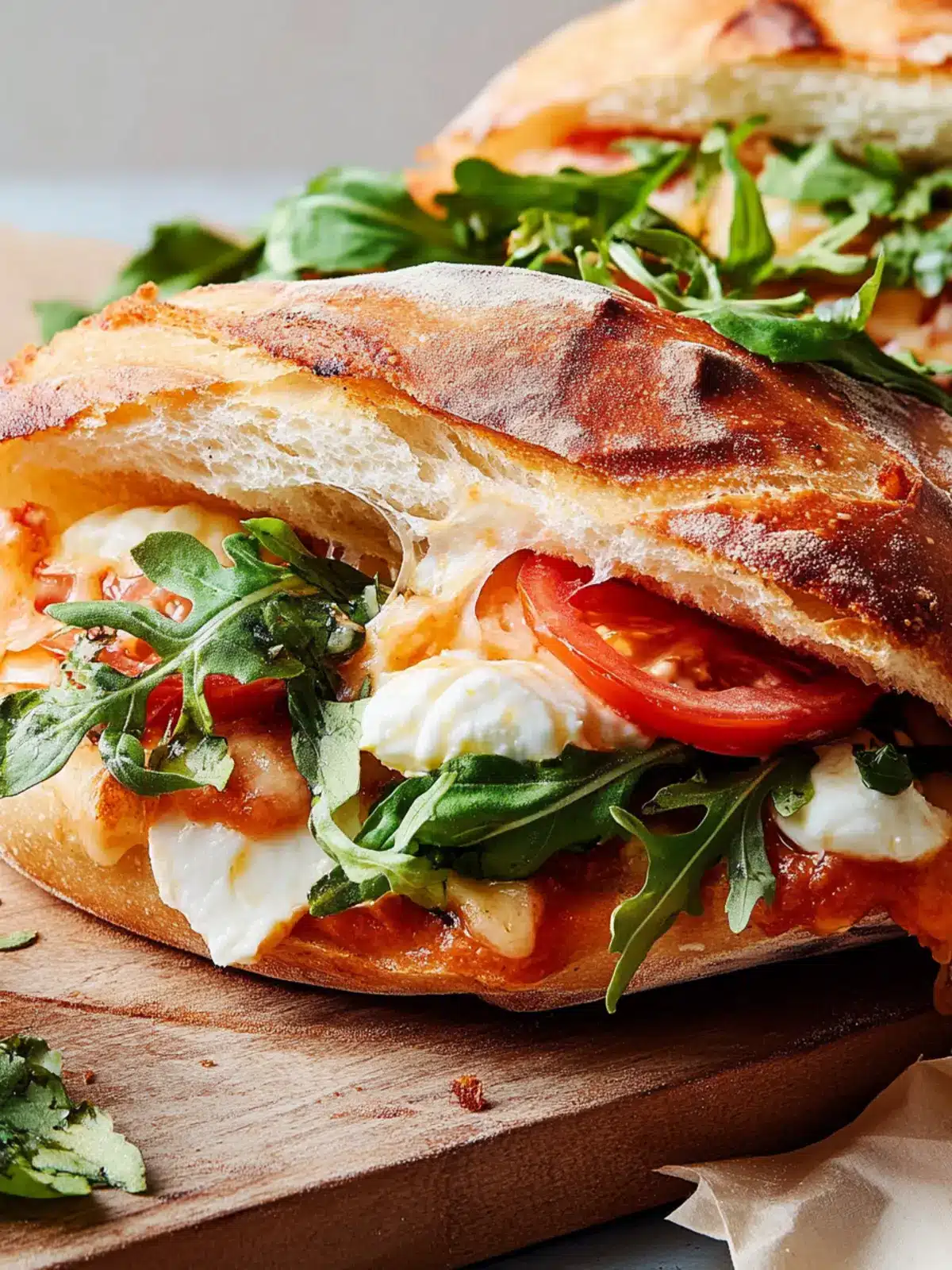 Burrata Pizza Sandwiches