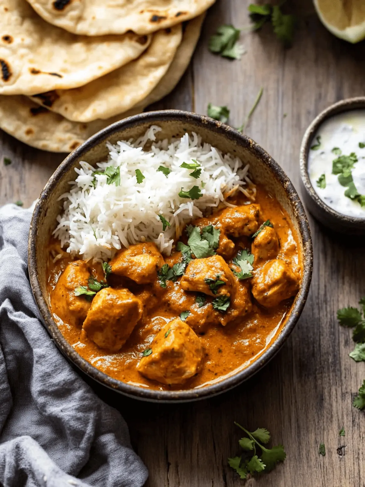 Super Simple Coconut Chicken Tikka Masala