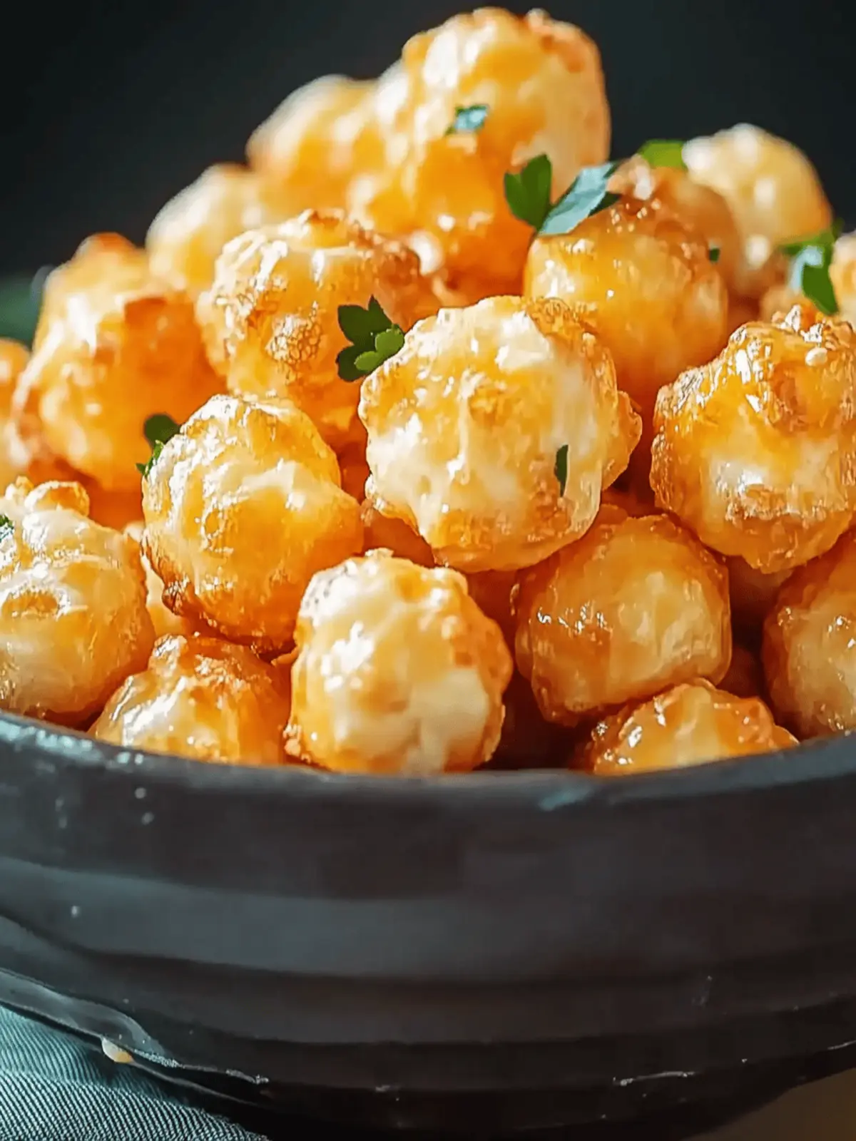 Keto Popcorn Cheese Puffs