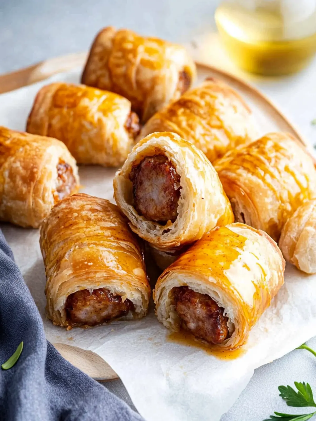 Honey Mustard Sausage Rolls