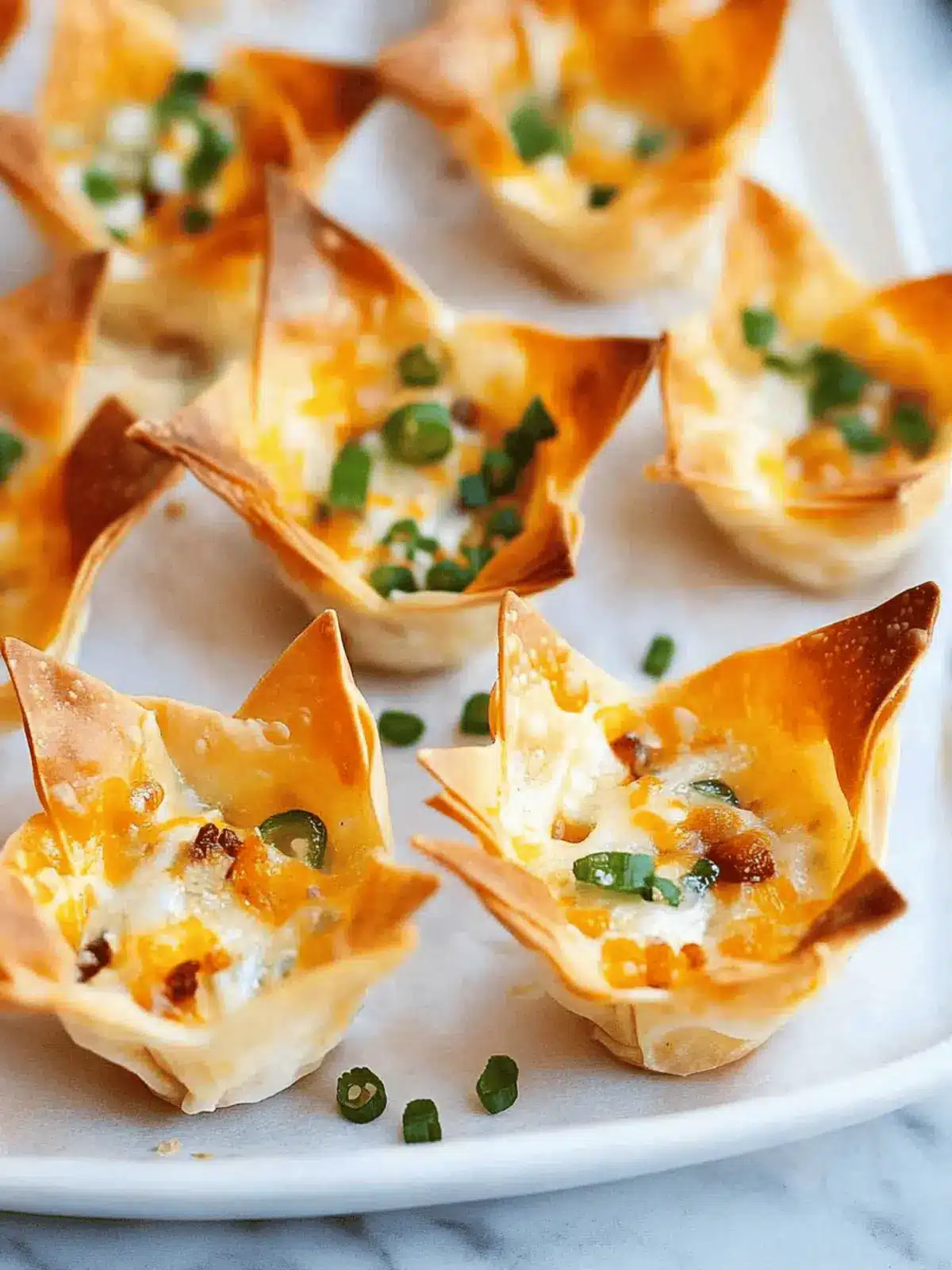 Jalapeno Popper Wonton Cups