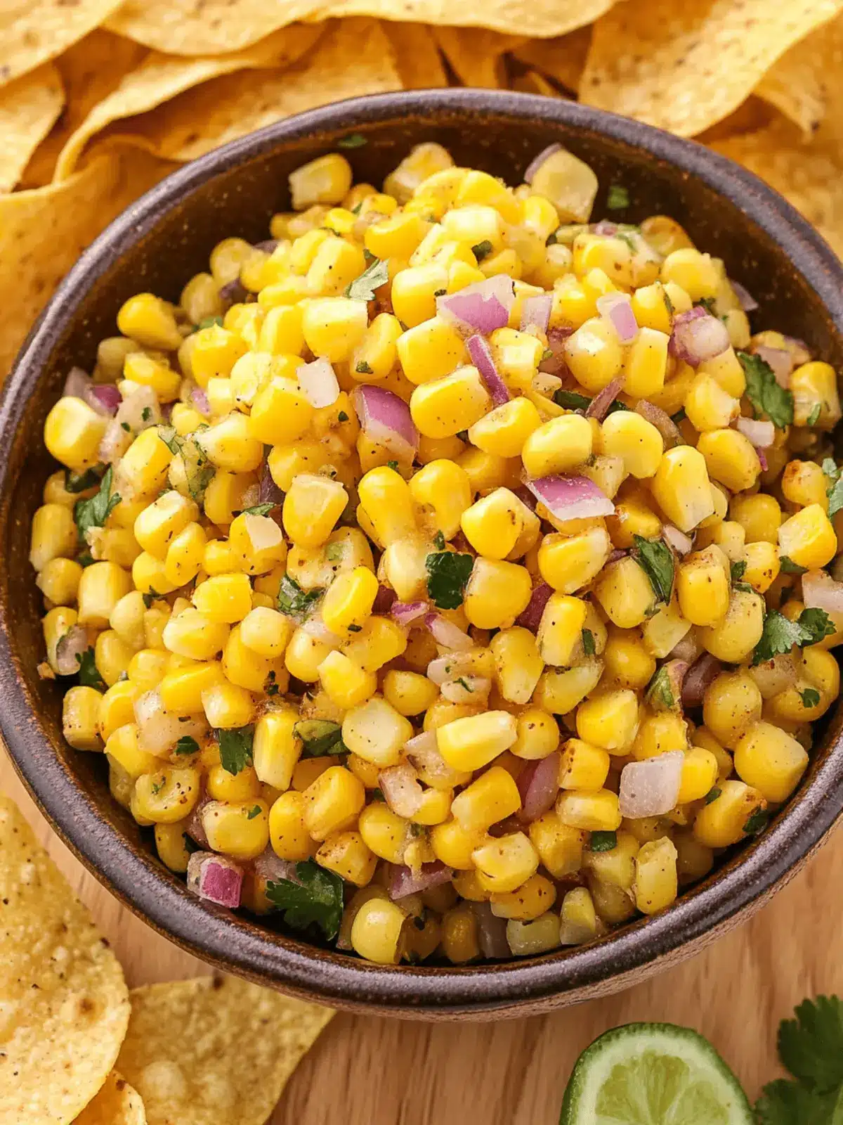 Roasted Chili Corn Salsa (Chipotle Copycat)