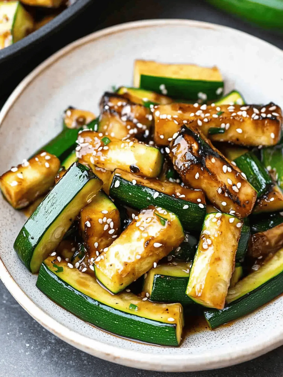 Hibachi Zucchini