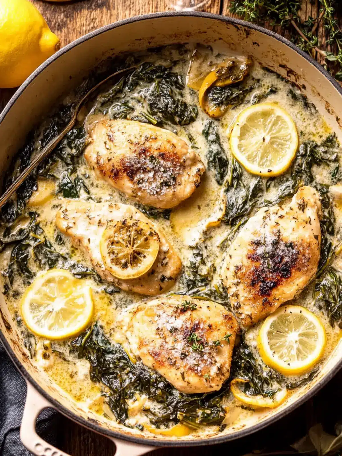 Lemon Butter Spinach and Artichoke Chicken for Zesty Nights 3 Lemon Butter Spinach and Artichoke Chicken