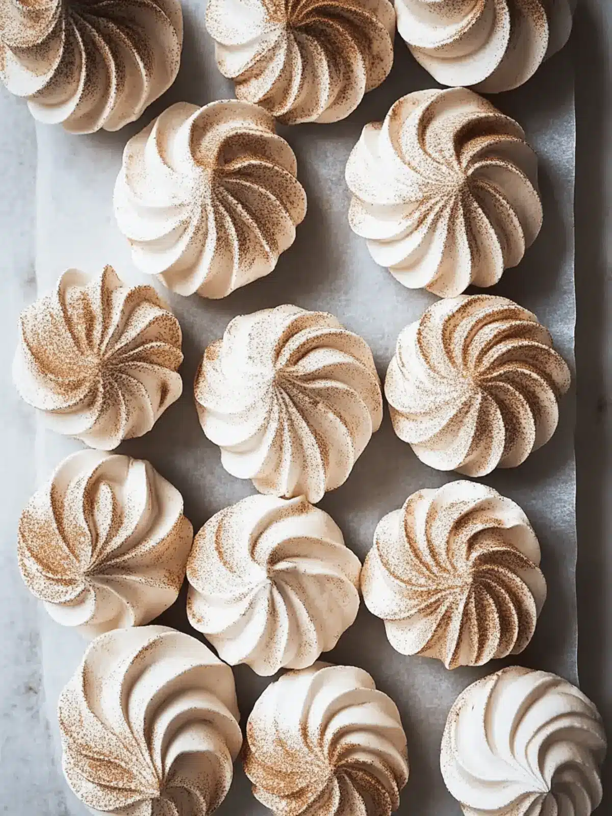 Crispy Coffee Meringues