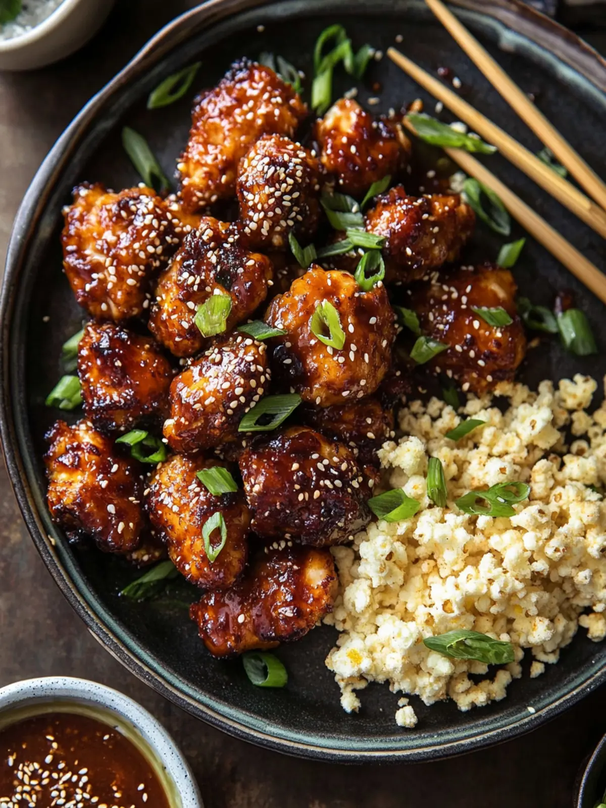 Sheet Pan Korean Popcorn Chicken