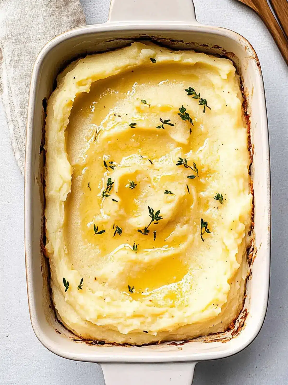 Creamiest Baked Mashed Potatoes