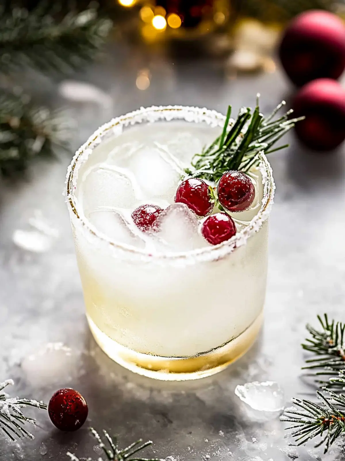 White Christmas Margarita