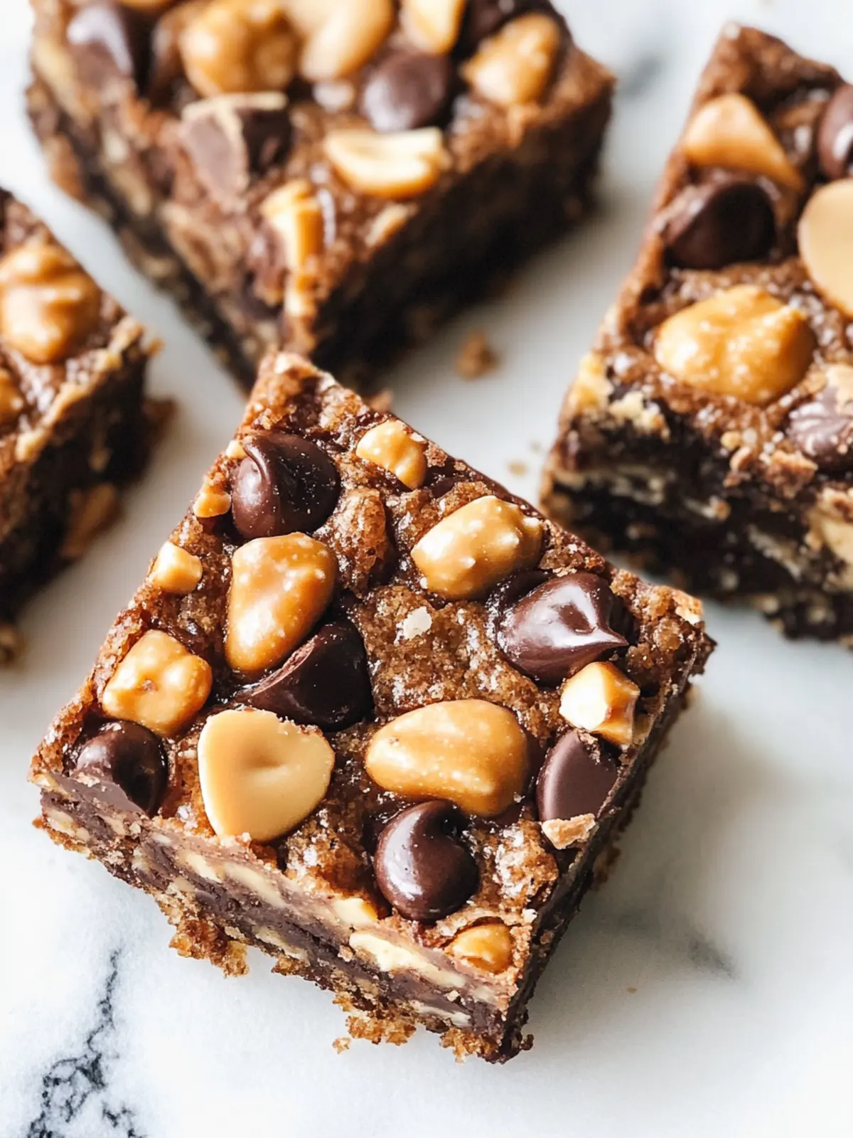 Chocolate Peanut Butter Magic Bars