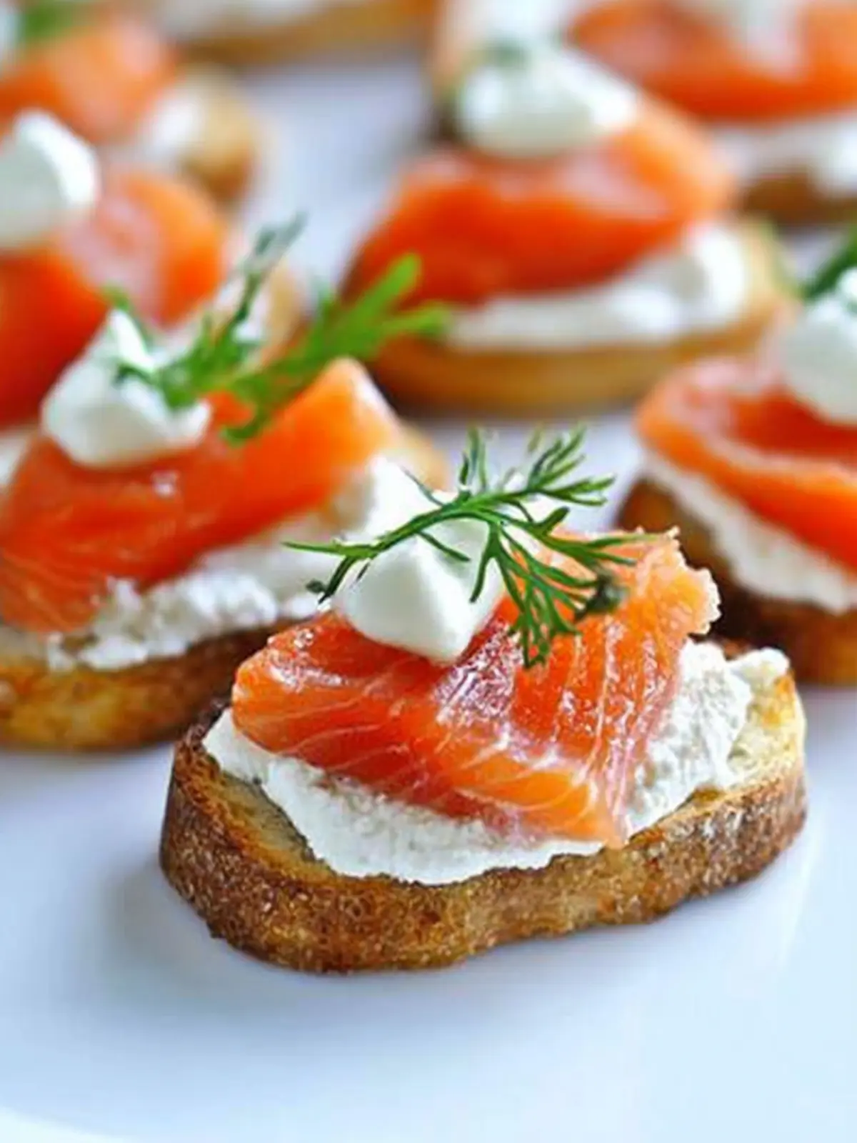 Smoked Salmon Crostini