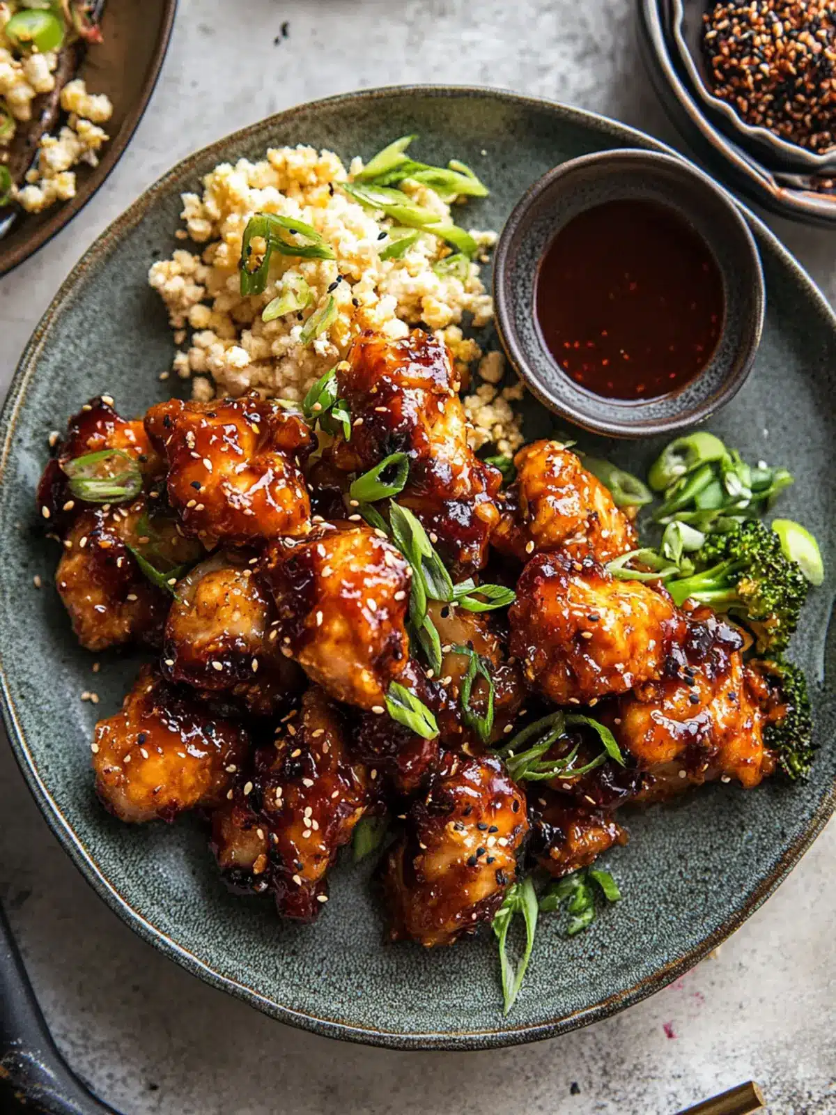 Sheet Pan Korean Popcorn Chicken