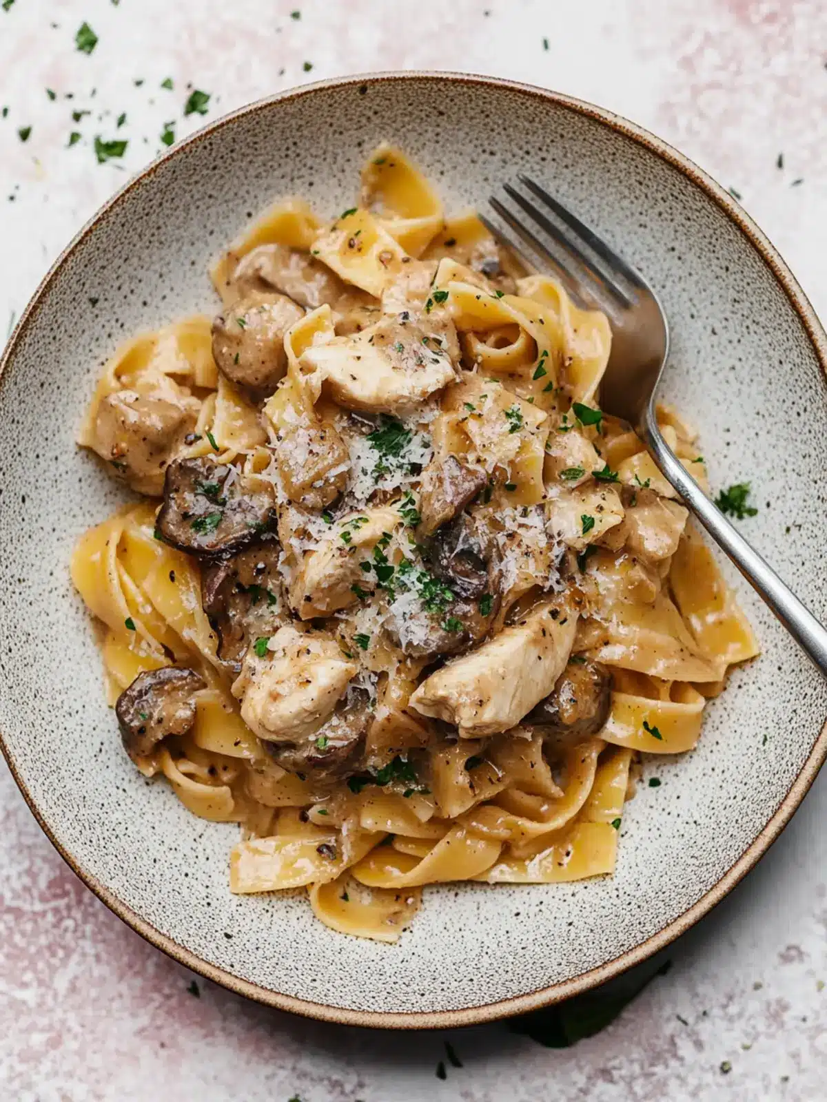 Chicken Marsala Pasta