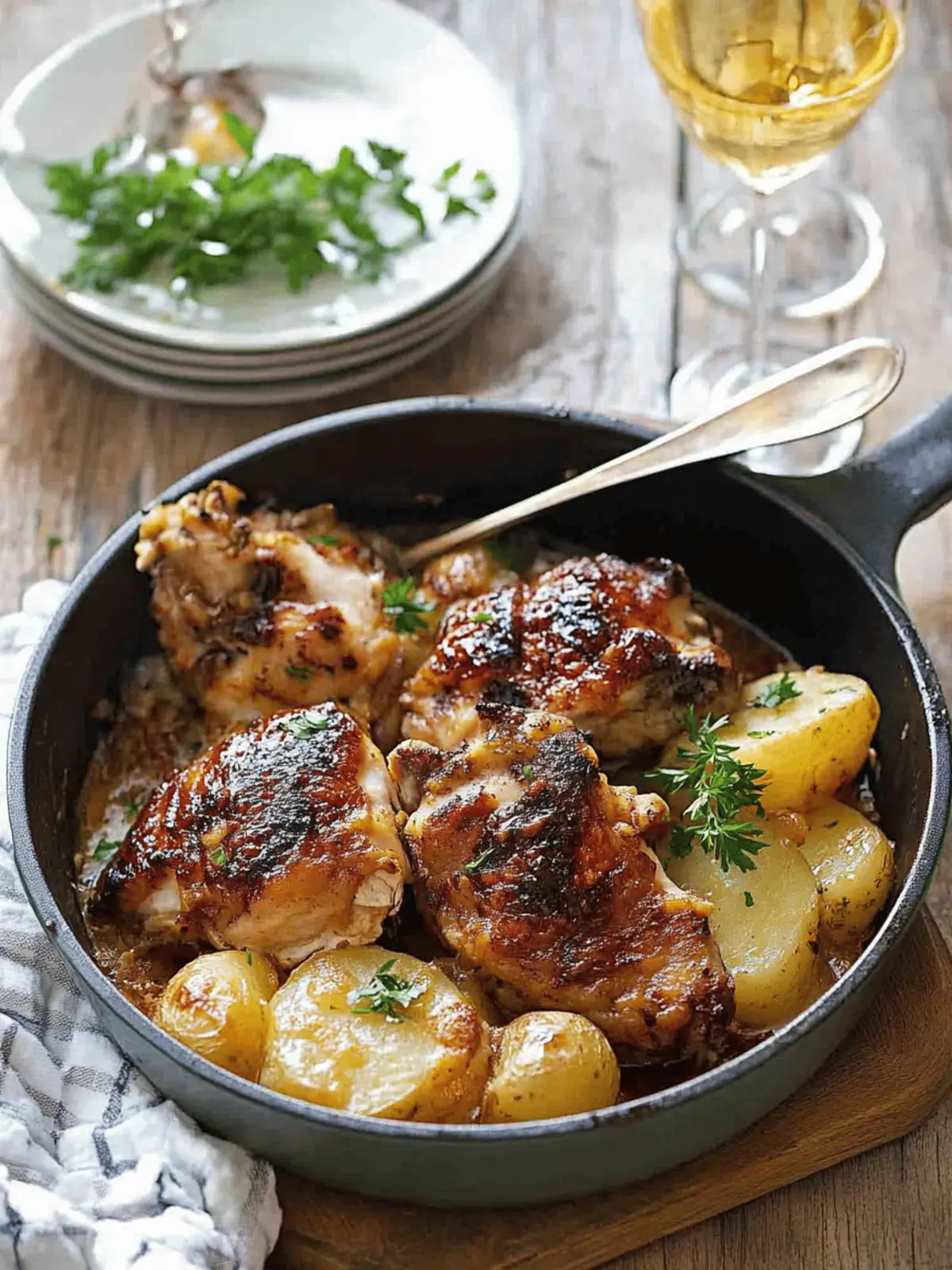 Delicious Rotisserie Flavoured Chicken and Potato Bake Made Easy