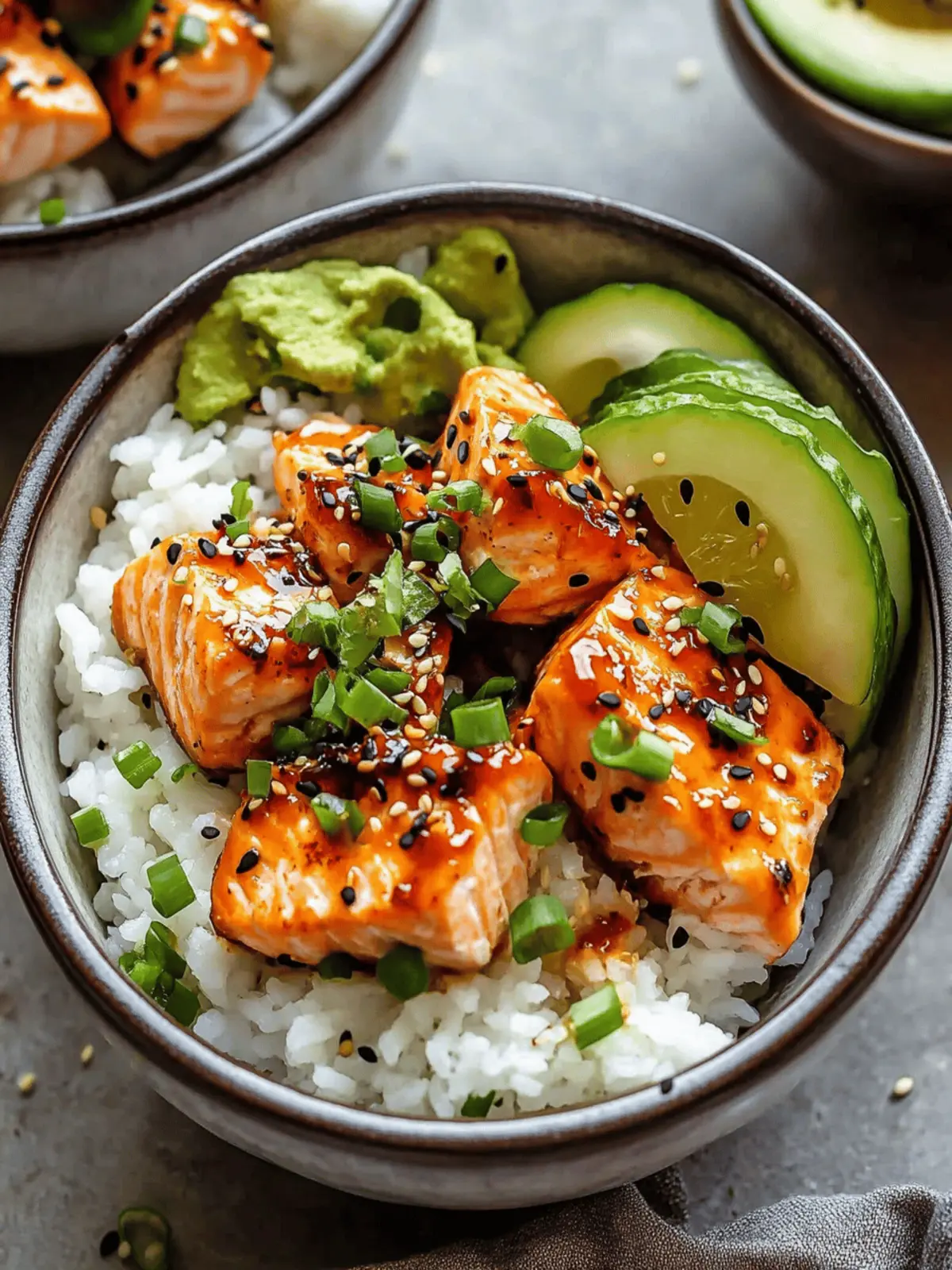 Sweet Chili Salmon Bowl