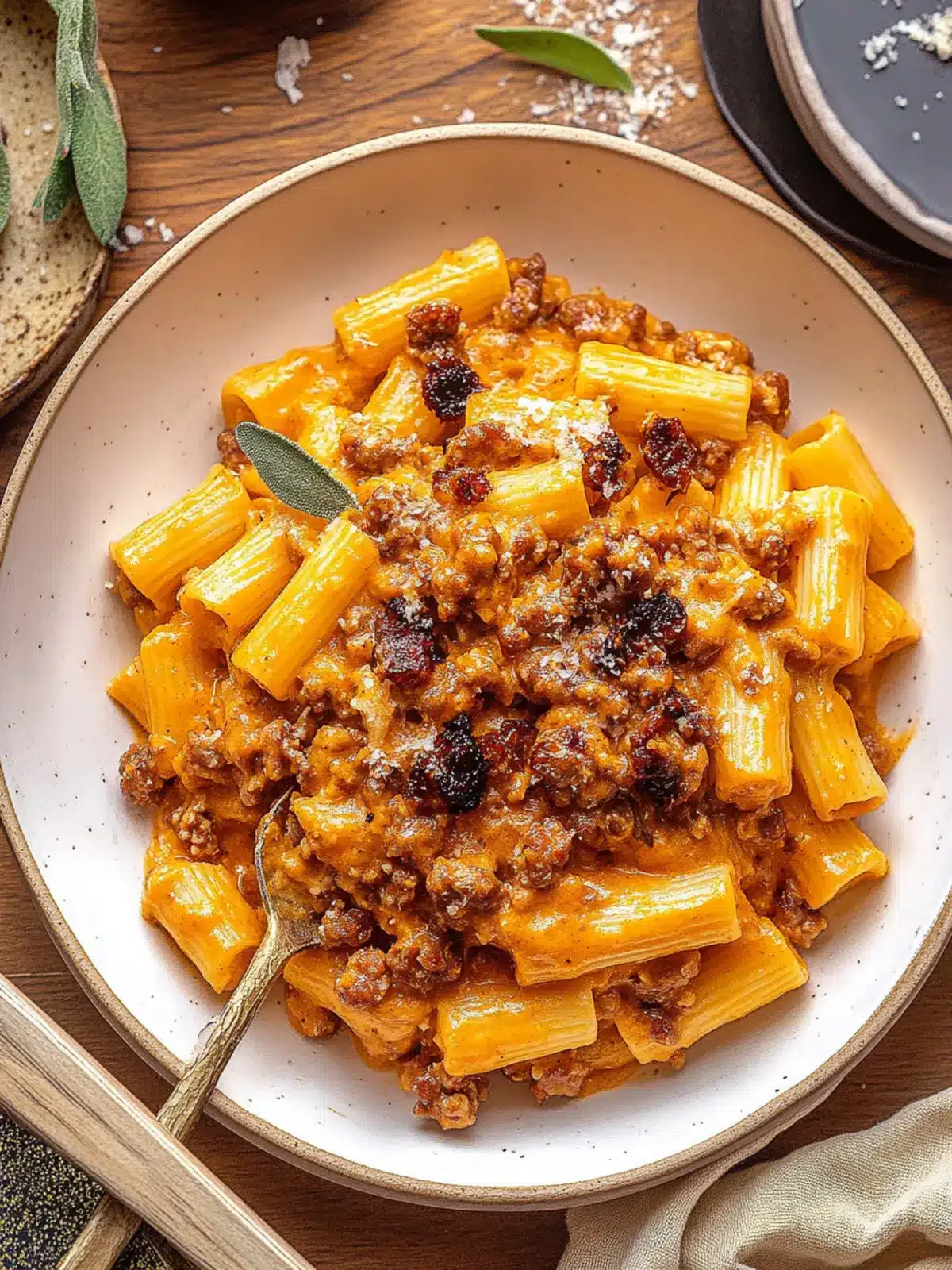 Creamy Pumpkin Sausage Pasta