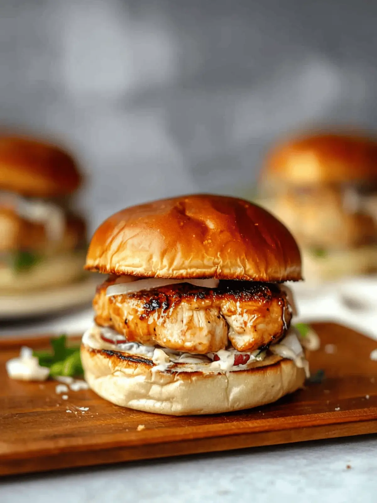 Chicken Teriyaki Burgers