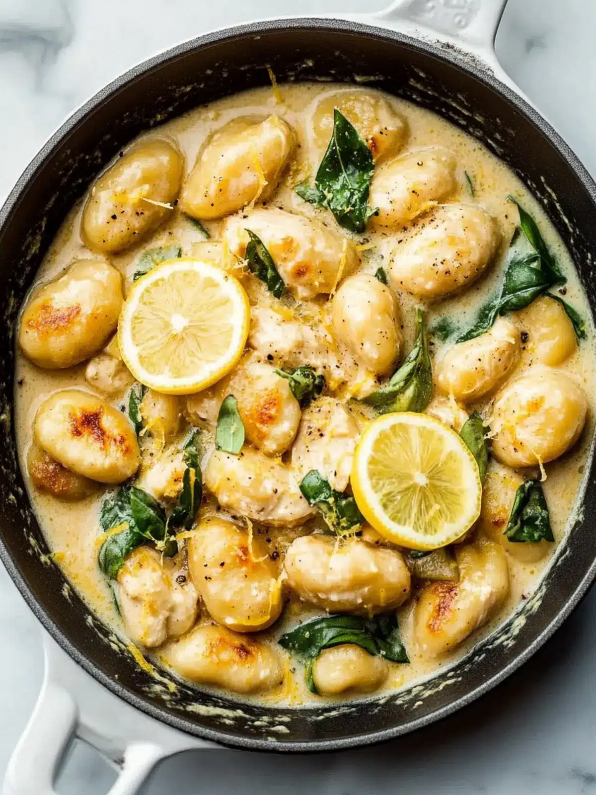 Creamy Lemon Chicken Gnocchi