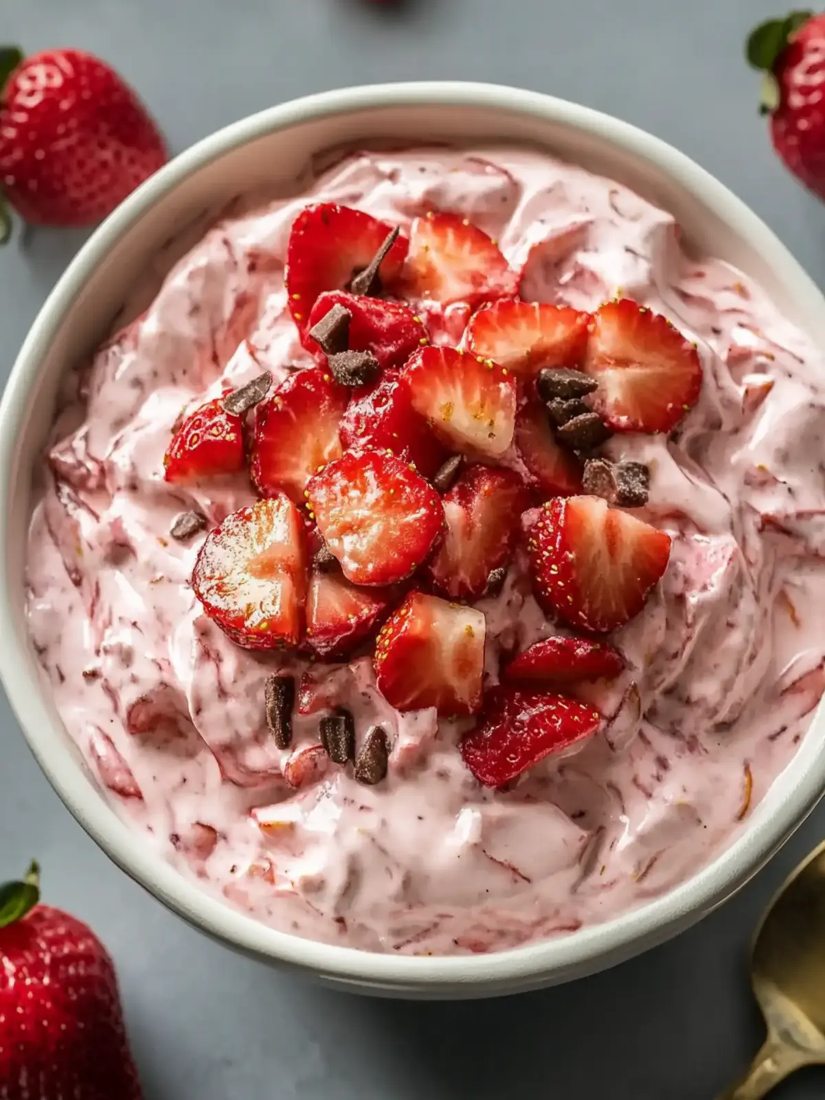 Valentine Strawberry Dessert Dip