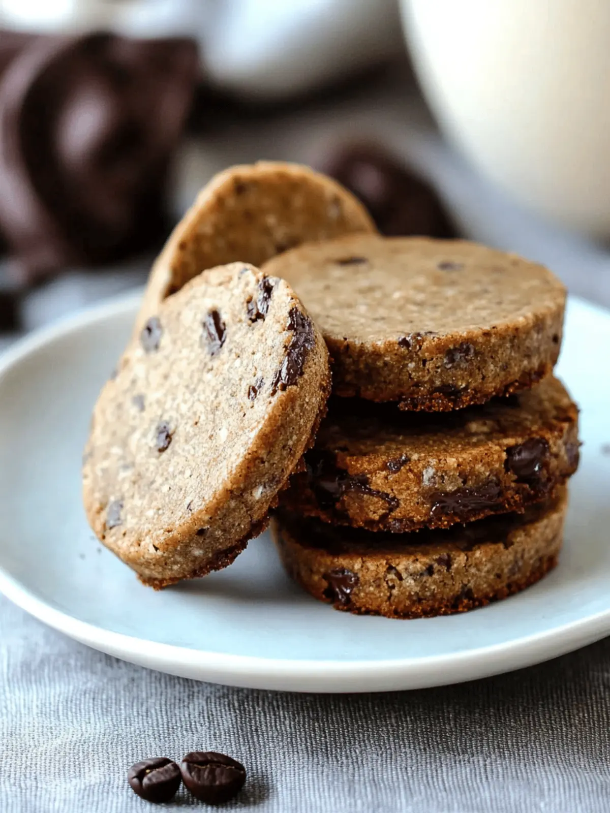 Espresso Chocolate SablÃ©s Cookies