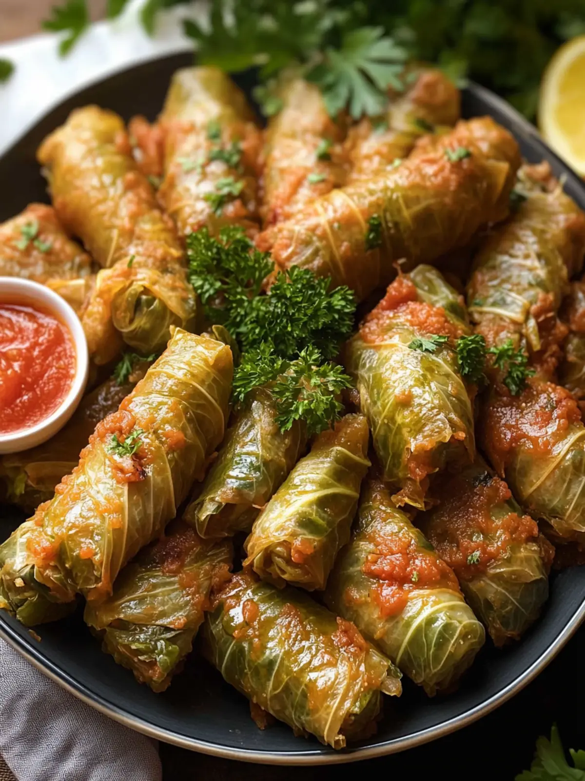 Lahana Sarma (Turkish Cabbage Rolls)