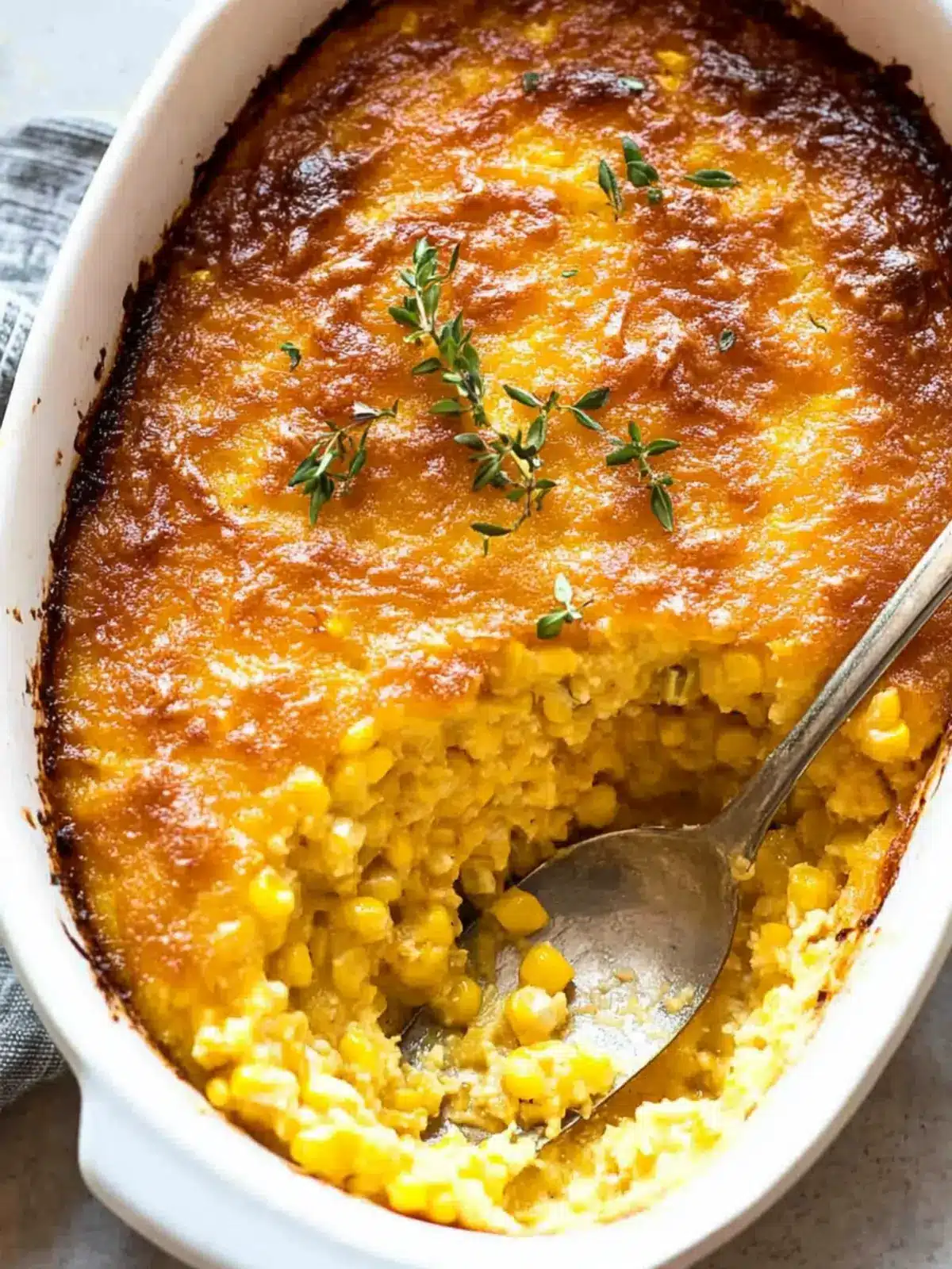Creamy Corn Casserole