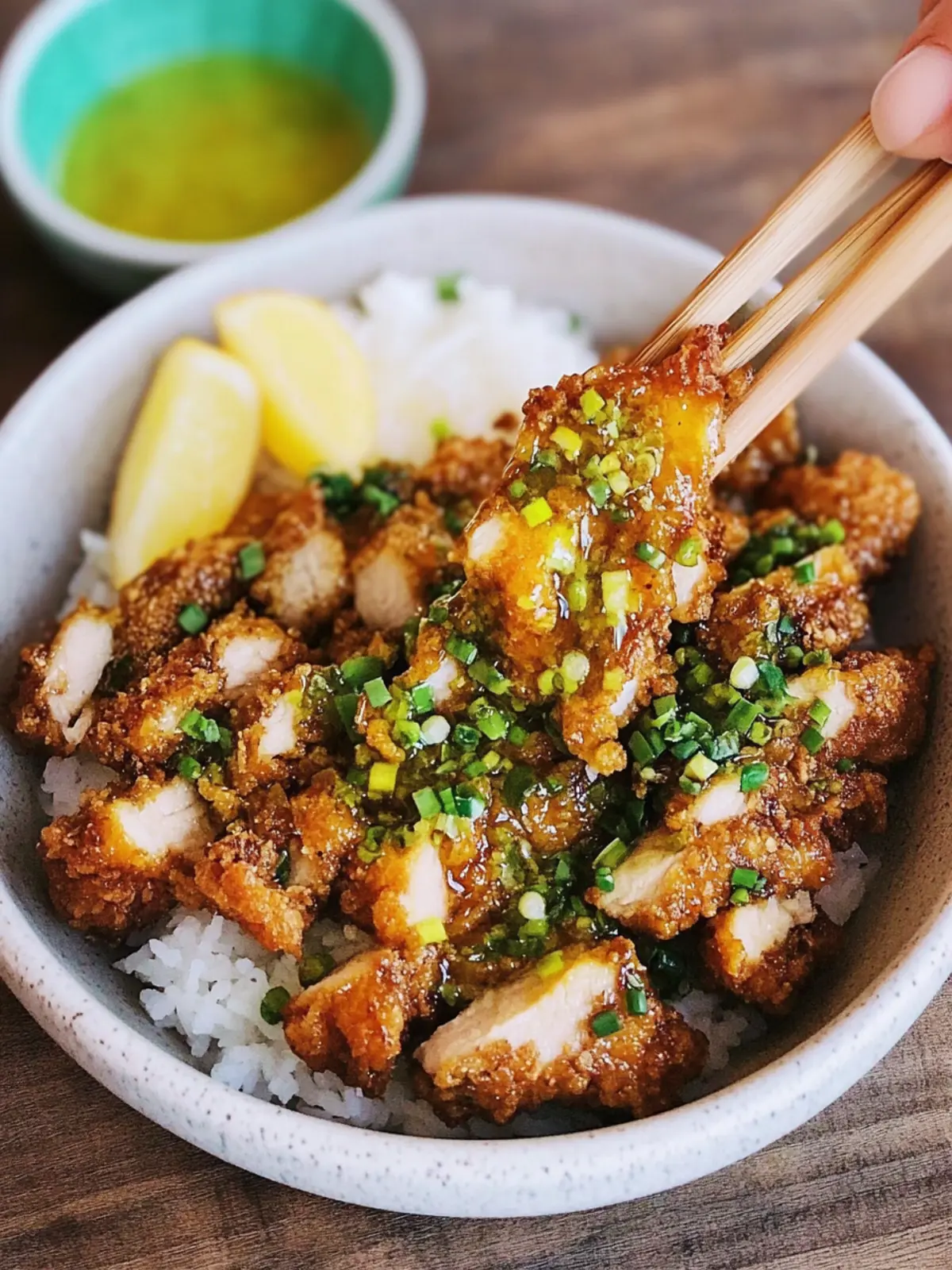 Crispy Chicken with Scallion Oil for Flavor-Packed Delight 4 Crispy Chicken with Scallion Oil
