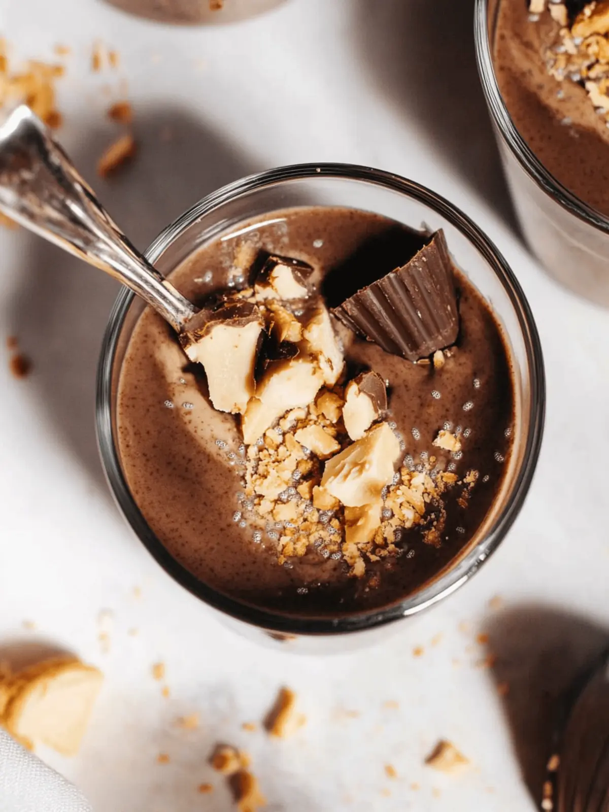 Creamy Peanut Butter Cup Chia Pudding