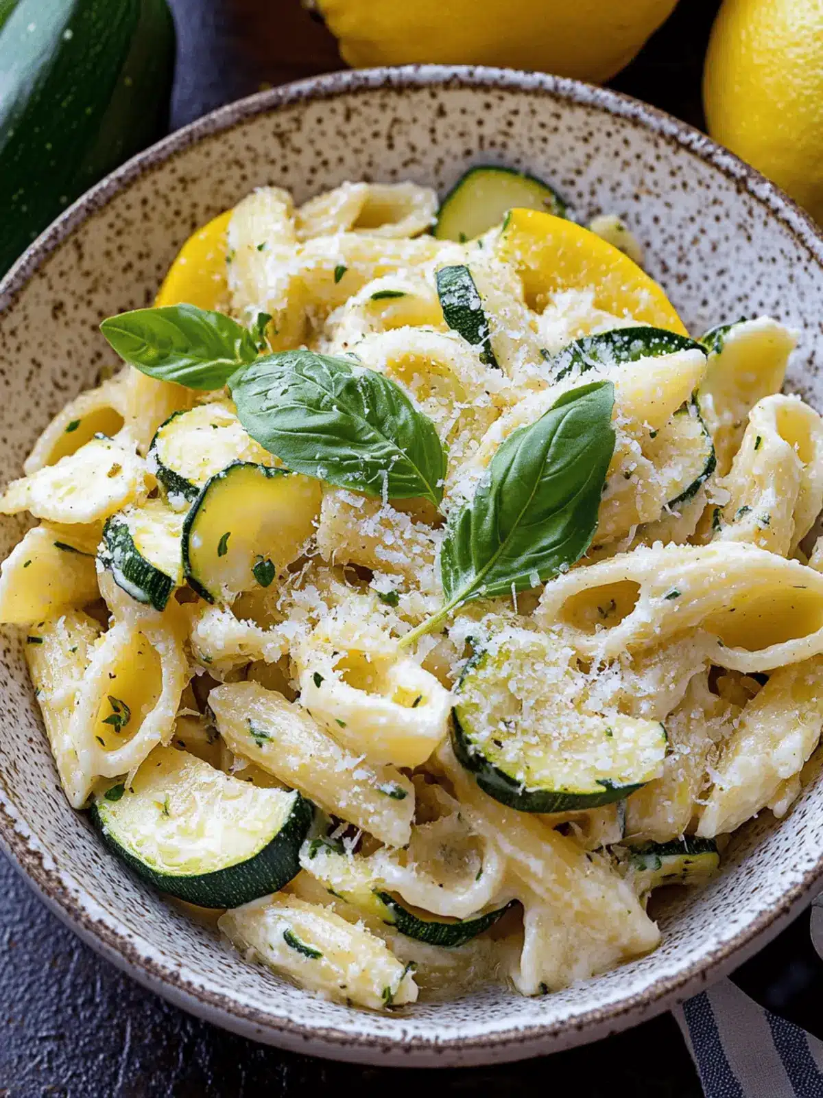 Lemon Ricotta Zucchini Pasta