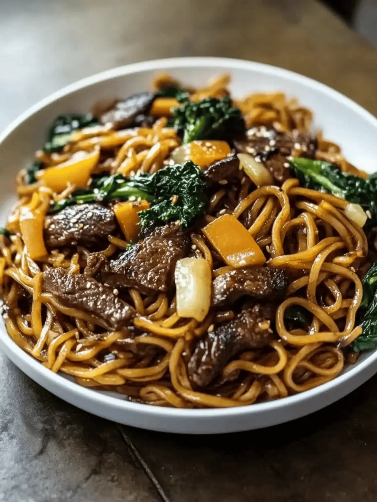 Blackstone Steak Udon